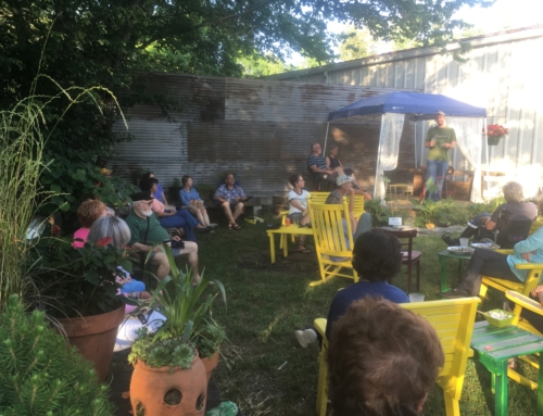 Moving to Conservers will be hosting a plant-based potluck and community conversation about composting May 12 from 6 – 8 pm